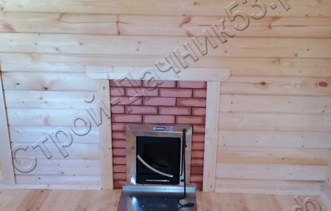 4 Брусовая баня  Б-18, 6х4м, 24 М, Новгородская область, Шимский район, деревня Любач. (9)